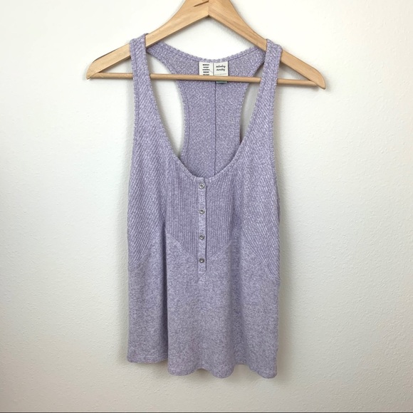 Anthro Saturday Sunday Lucie Purple Tank Top - Picture 2 of 8